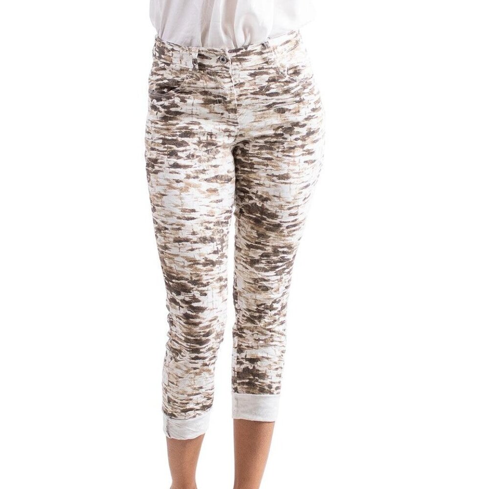 GIGI MODA Antonella Brick Sepia Pants, Size Small